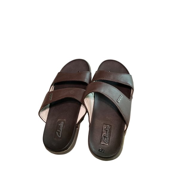 Clarks Brown Slip on two strap sandals Size EU 43‎ - Picture 10 of 10